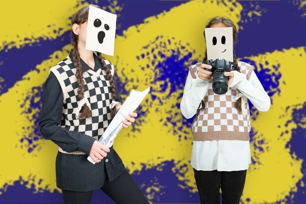 بافت پاییزی شطرنجی
